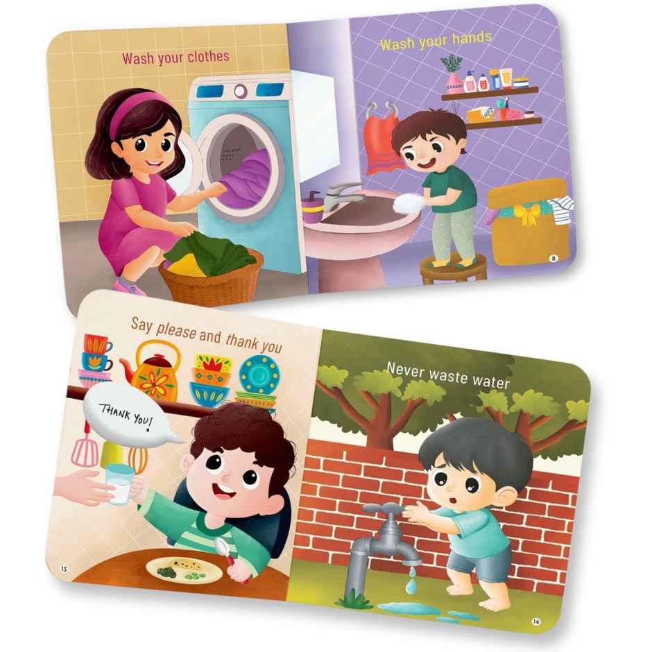 Good Habits For Kids - Illustrated Board Book For Children | Age 2-6 - Manners Book