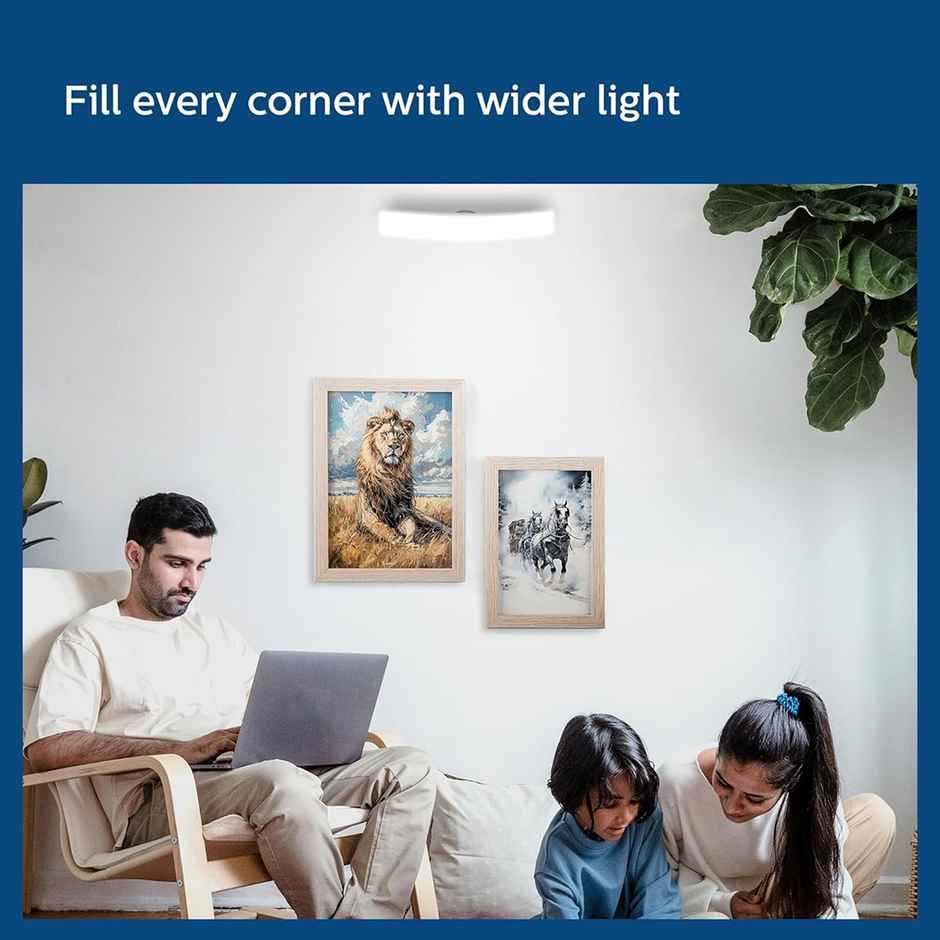Philips Stellar Bright Curvy 14W Led Bulb Crystal White | B22 Base Holder