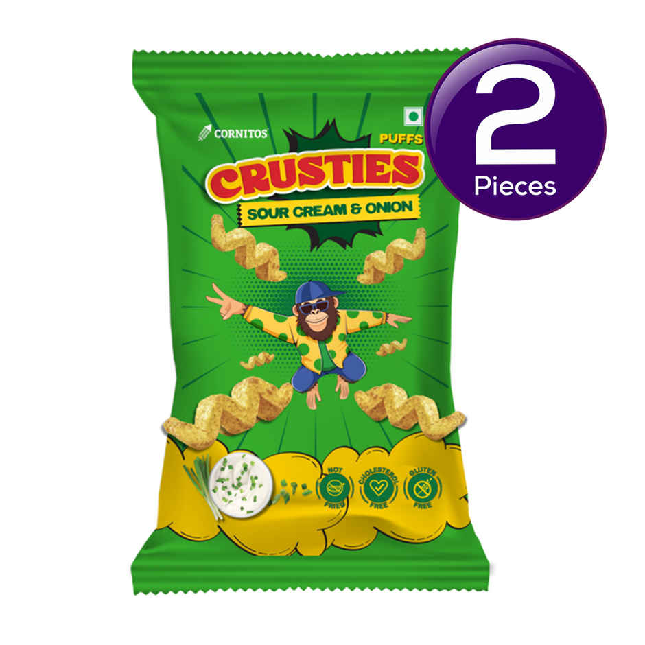 Cornitos Crusties Puffs Sour Cream and Onion Flavour Combo