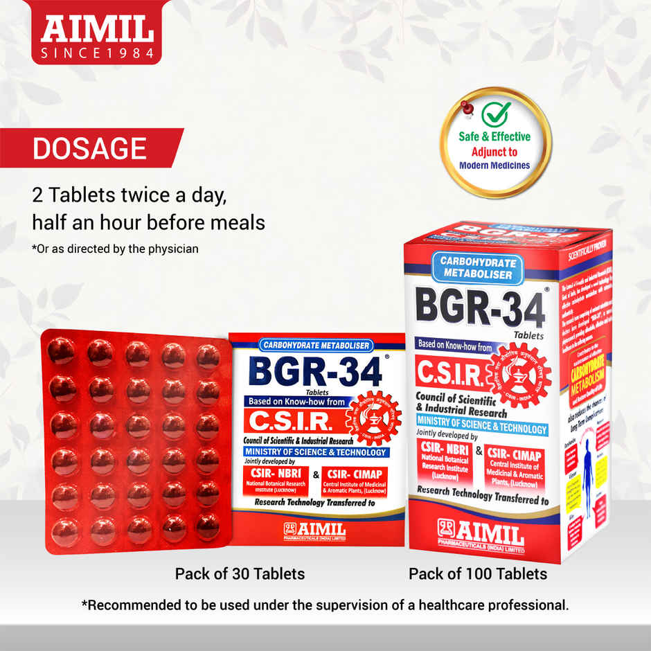 Aimil Bgr-34 Tablets