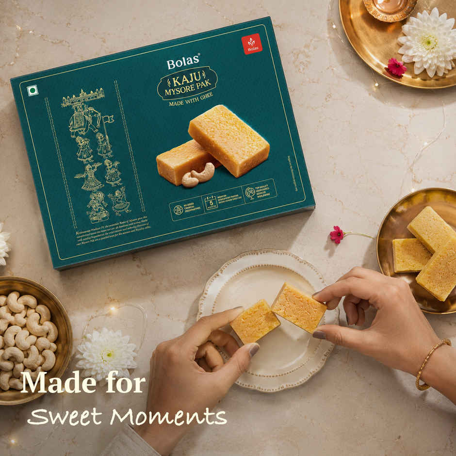 Bolas Kaju Ghee Mysore Pak