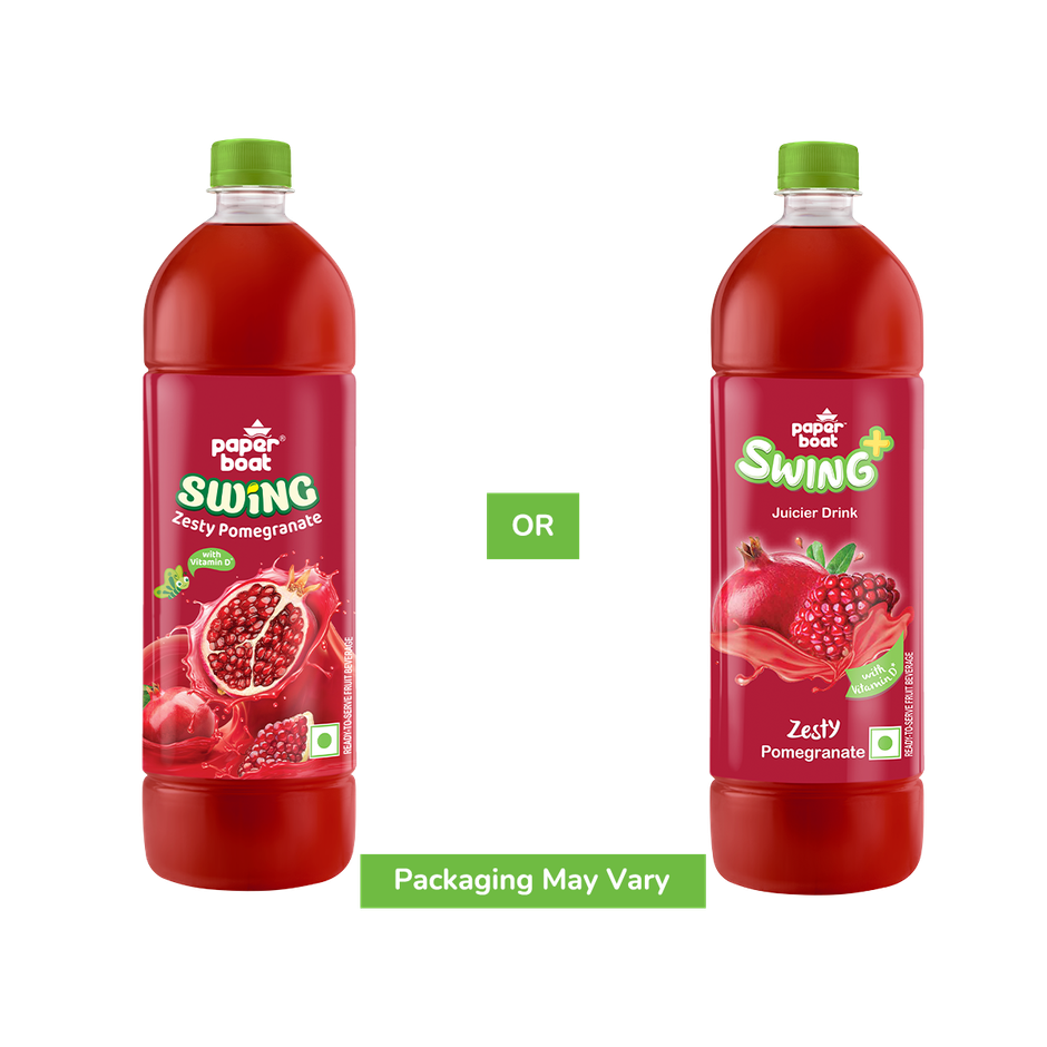 Paper Boat Swing Zesty Pomegranate Fruit Juice Combo
