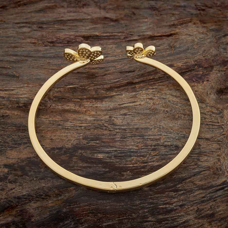 Kushal s Fashion Jewellery White Gold-Plated Party Zircon Kada | 427870