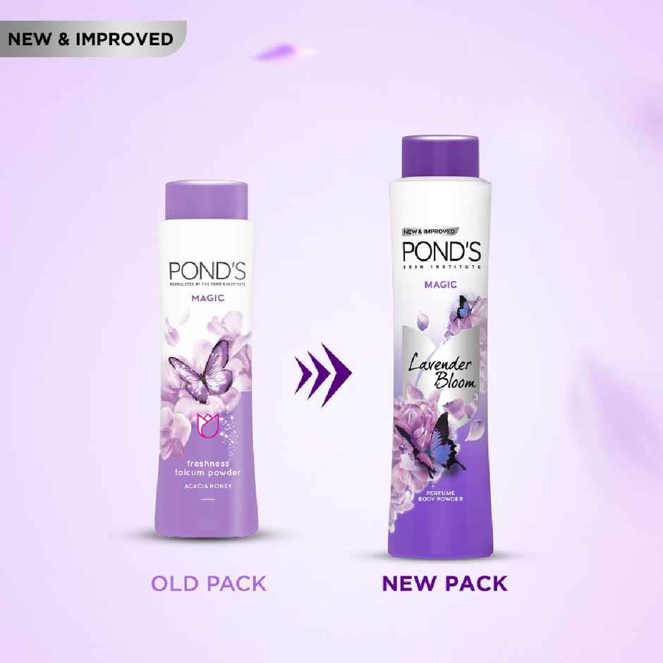 Pond's Magic Freshness Talcum Powder Acacia Honey