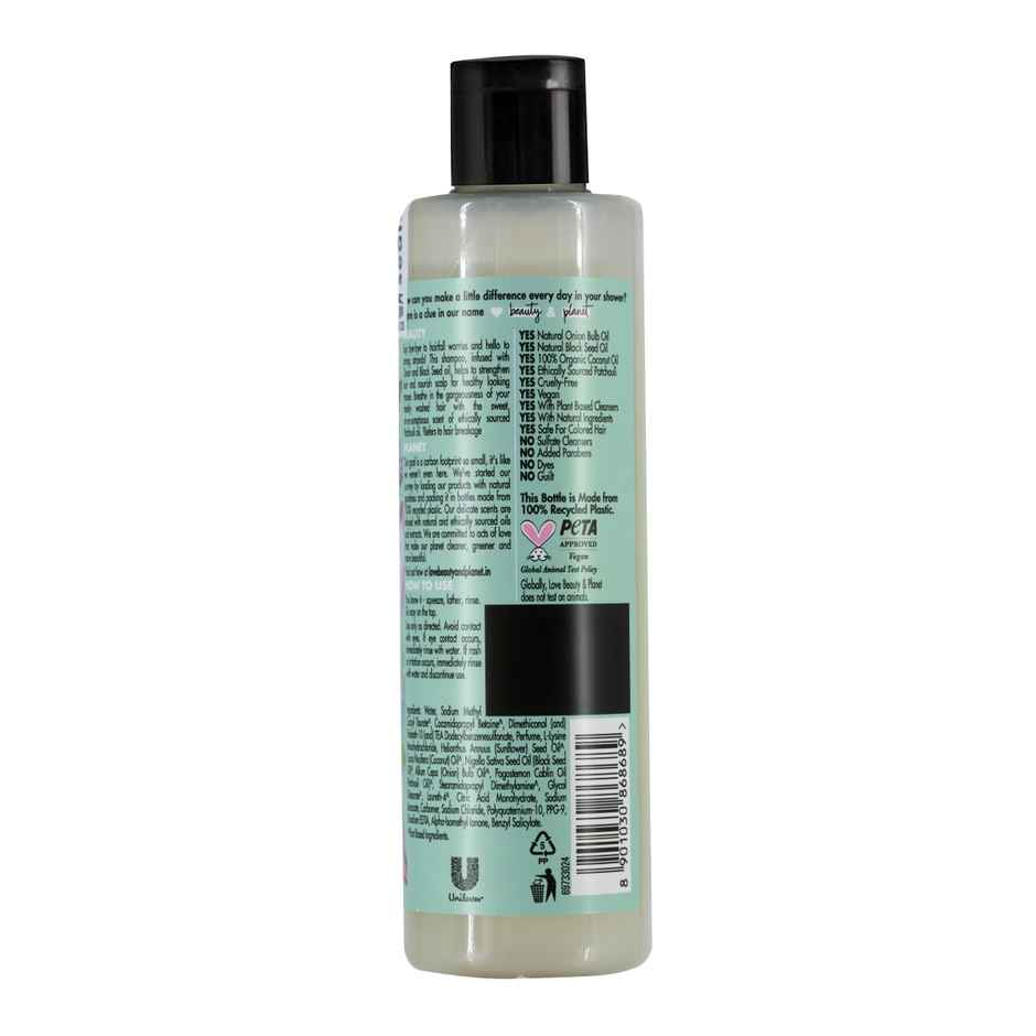 Love Beauty and Planet Onion, Blackseed Oil & Patchouli Hairfall Control Sulfate Free Shampoo