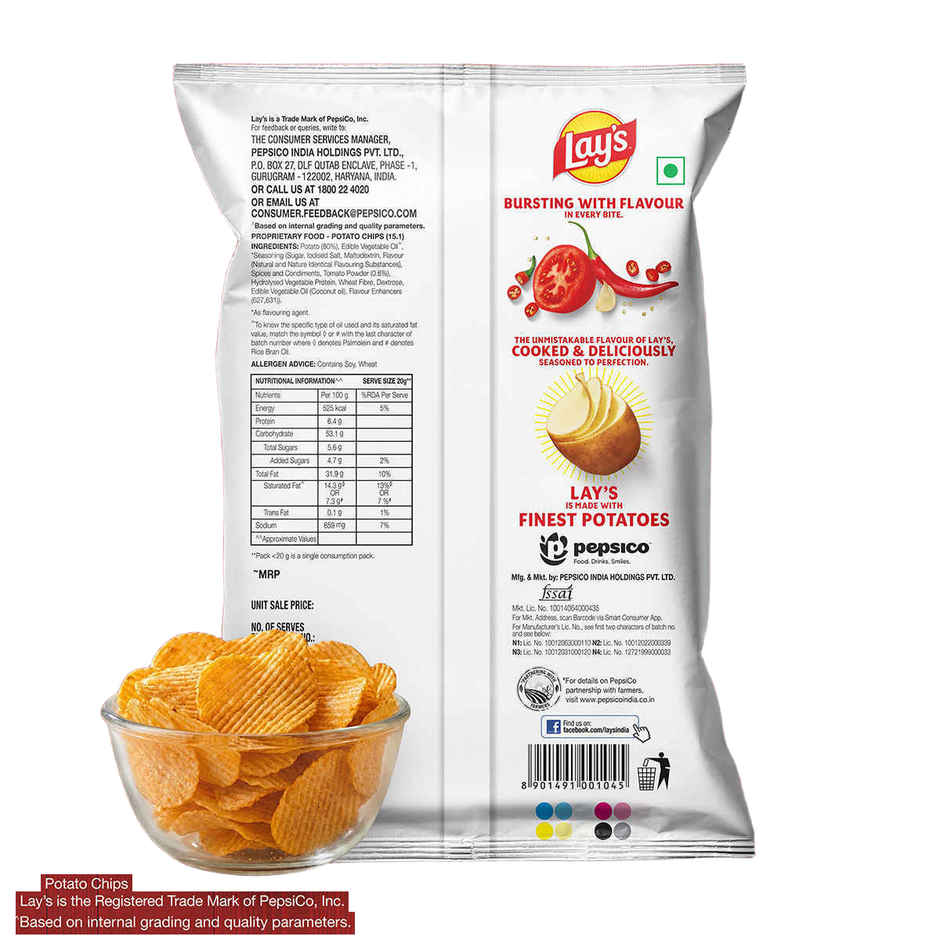 Lay's Spanish Tomato Tango Flavour | Potato Chips