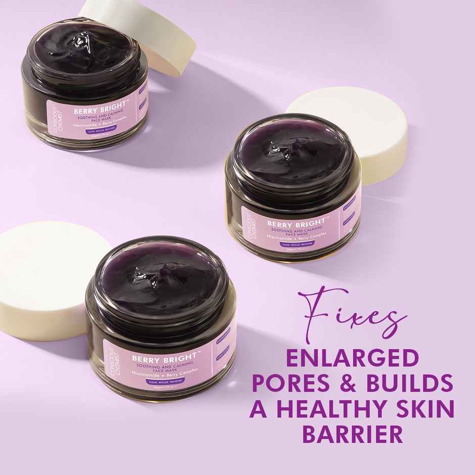 Conscious Chemist Pore Refining & Brightening Face Mask For Bright & Clear Skin With Niacinamide