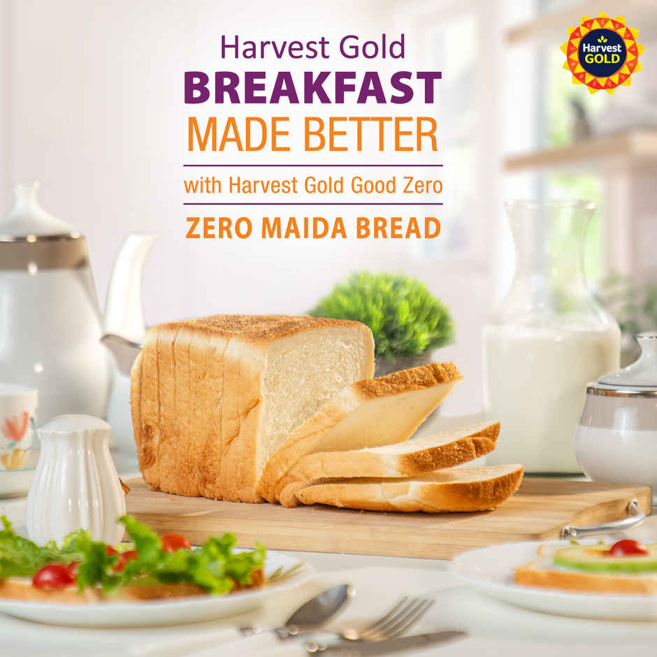 Harvest Gold - Good Zero- Pure Atta Bread (Zero Preservatives, Zero Palm Oil, Zero Addtives)