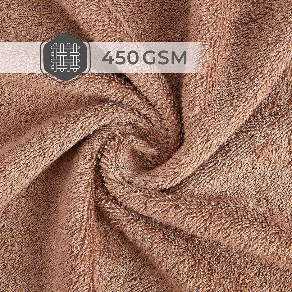 Layers Be Bold 100% Cotton 450 GSM Bath Towel | Mocha Mousse