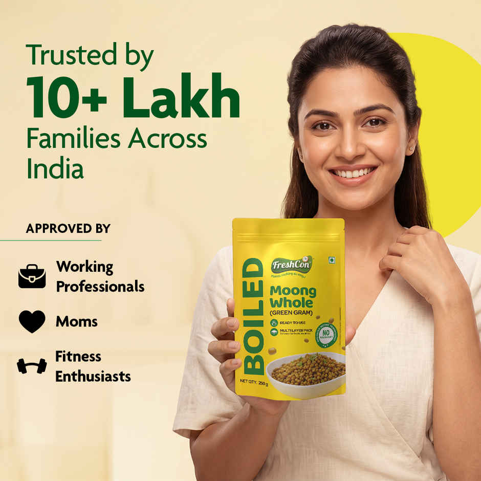 Freshcon Cooked Moong | Green Gram Combo
