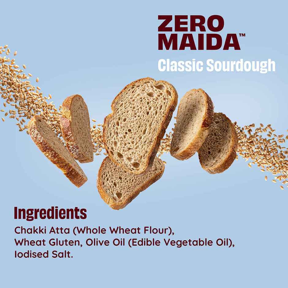 The Health Factory Zero Maida Classic Sourdough | Clean Label