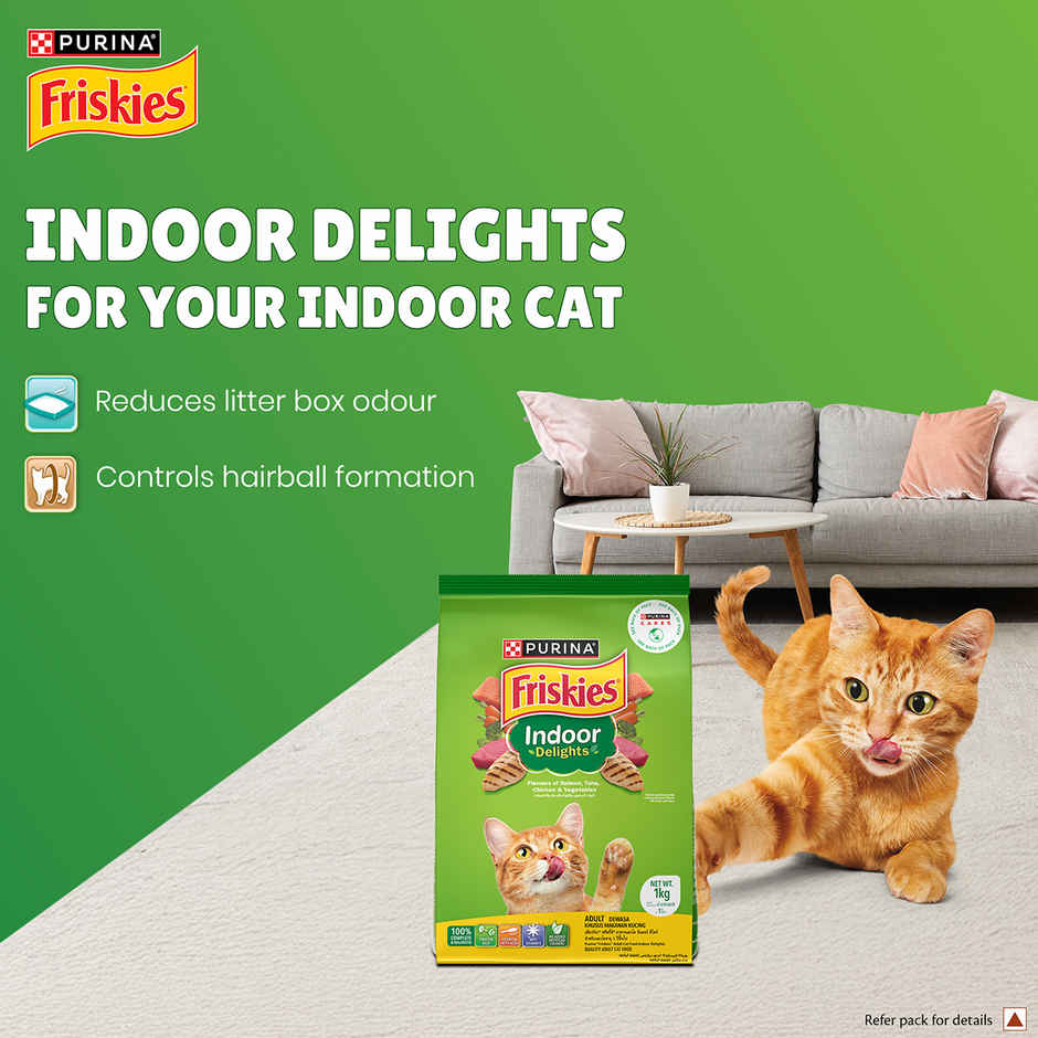 Purina Friskies Indoor Delights Adult Dry Cat Food