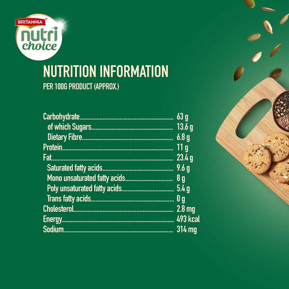 Britannia Nutrichoice Seeds Flavoured Biscuits