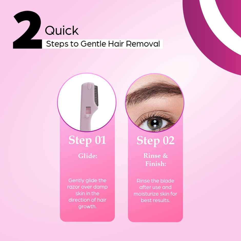 Sanfe SilkGlide Mini Brow Razor For Painless Hair Removal