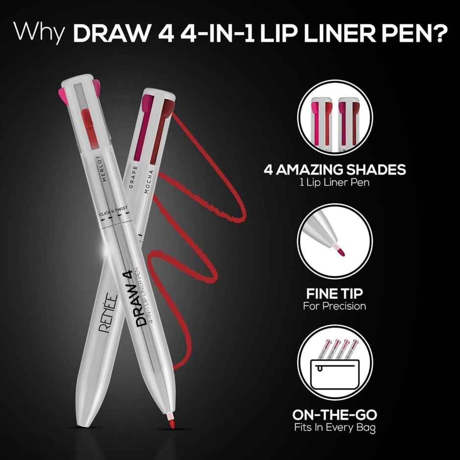 Renee Draw 4 4-In-1 Lip Liner