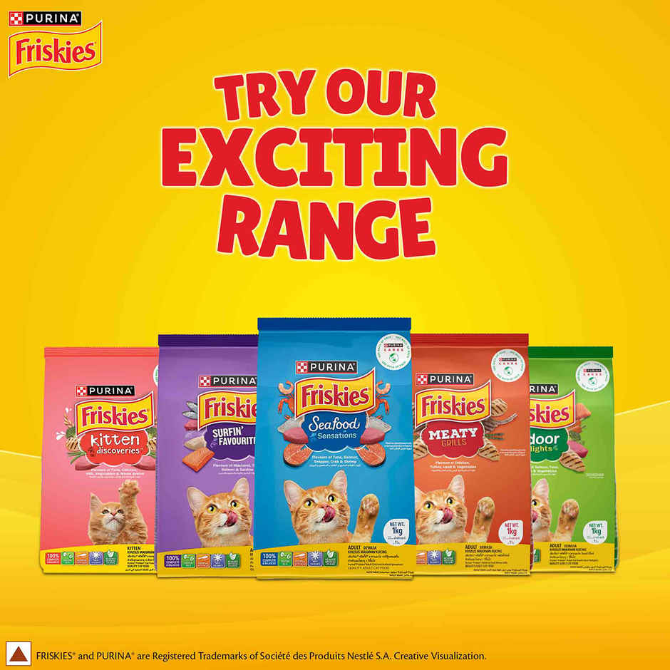 Purina Friskies Kitten Discoveries Baby Cat Food Tuna Chicken Milk Vegetables & Whole Grain Flavours