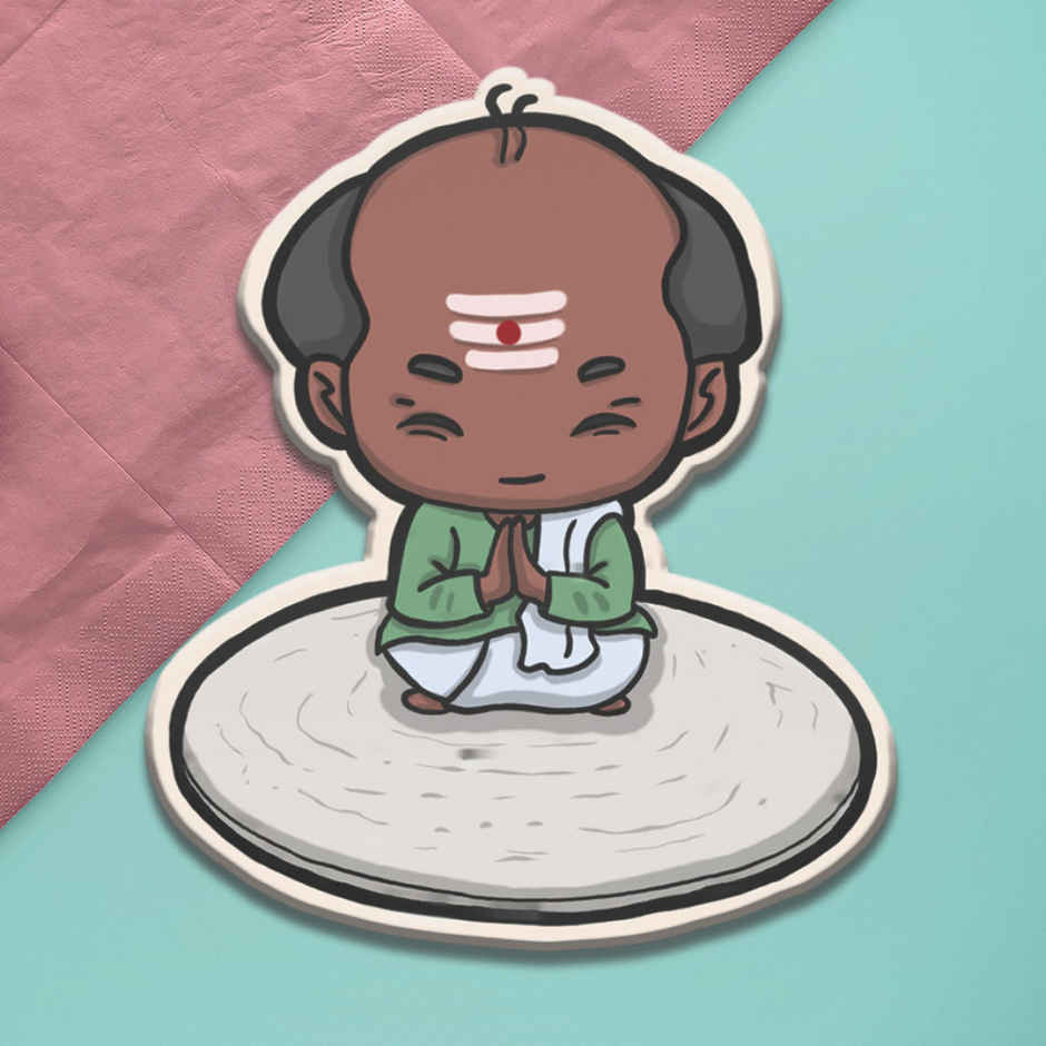 Namaskaram Fridge Magnet | Mad Over Prints