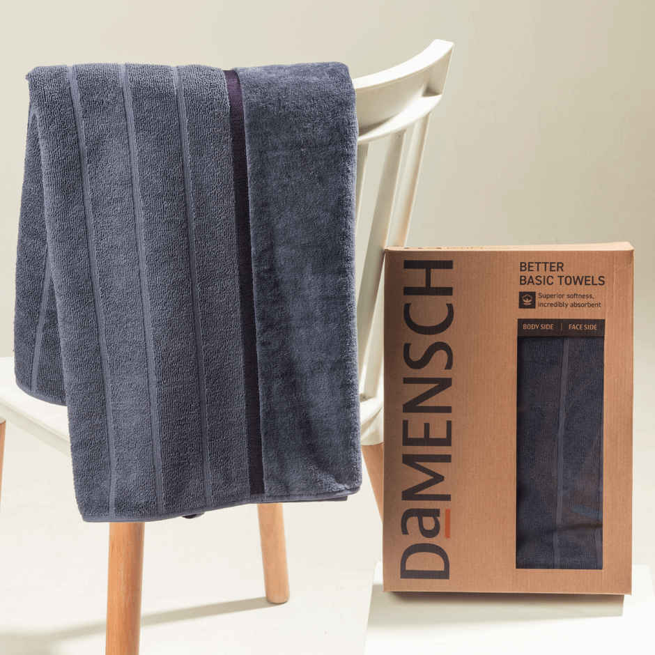 DaMENSCH Better Basic Premium Cotton Bath Towel | Grey