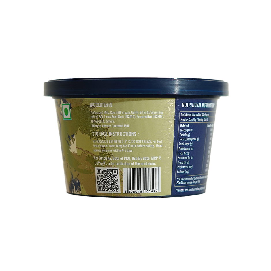 Cremeitalia Garlic And Herb Cream Cheese