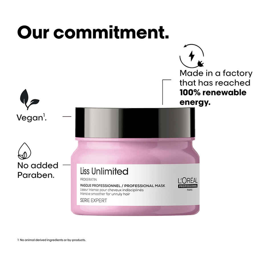 L'Oreal Professionnel Liss Unlimited Mask for Frizzy & Unruly Hair With Pro-Keratin