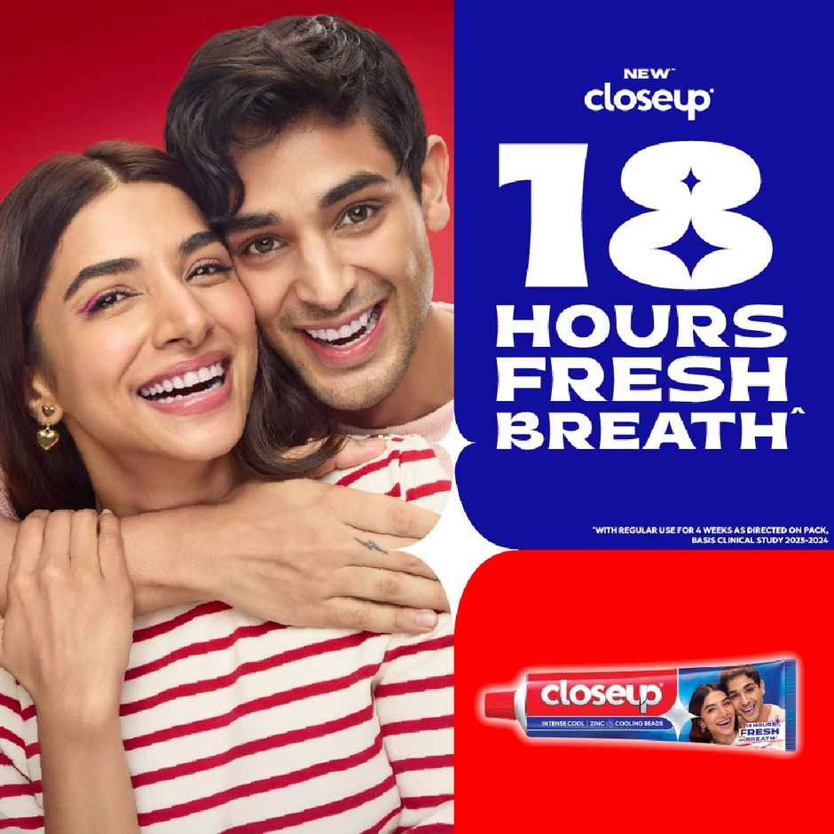 Closeup Intense Cool Gel Toothpaste for Long Lasting Fresh Breath