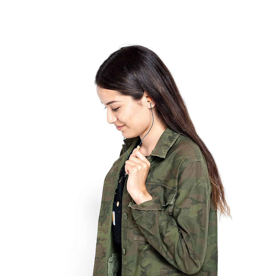 Skullcandy Jib Wired In-Earphone With Mic (Black) (S2Duyk-343)