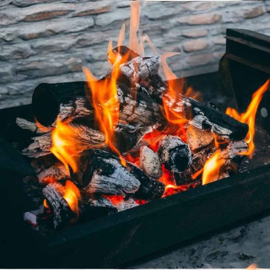 Divine Vibes Natural Wood Charcoal | 1 kg