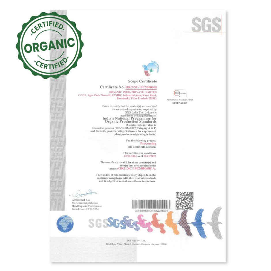 A TATA Product - Organic India Sunflower Oil, Sunflower Seeds Extracted Cold Pressed Oil