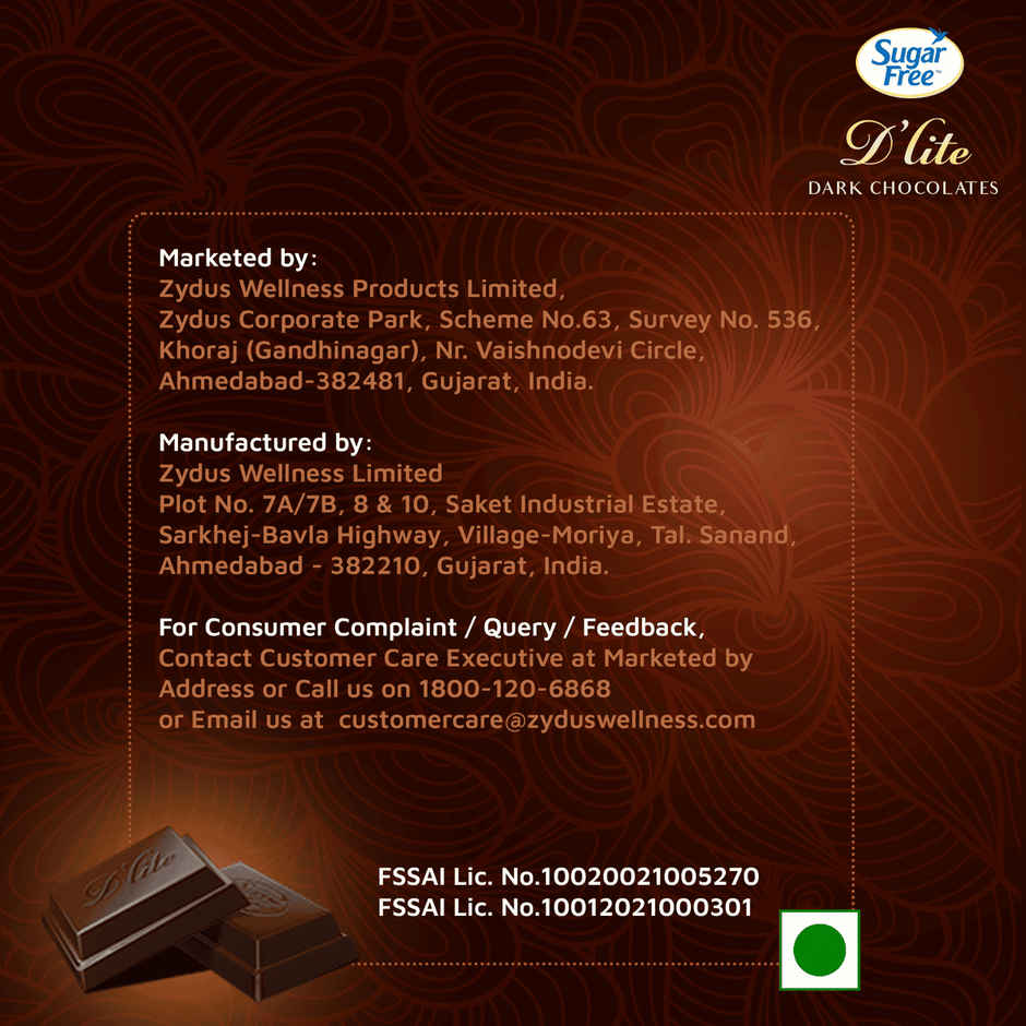 Sugar Free D'Lite Dark Chocolate Festive Celebration Gift Box