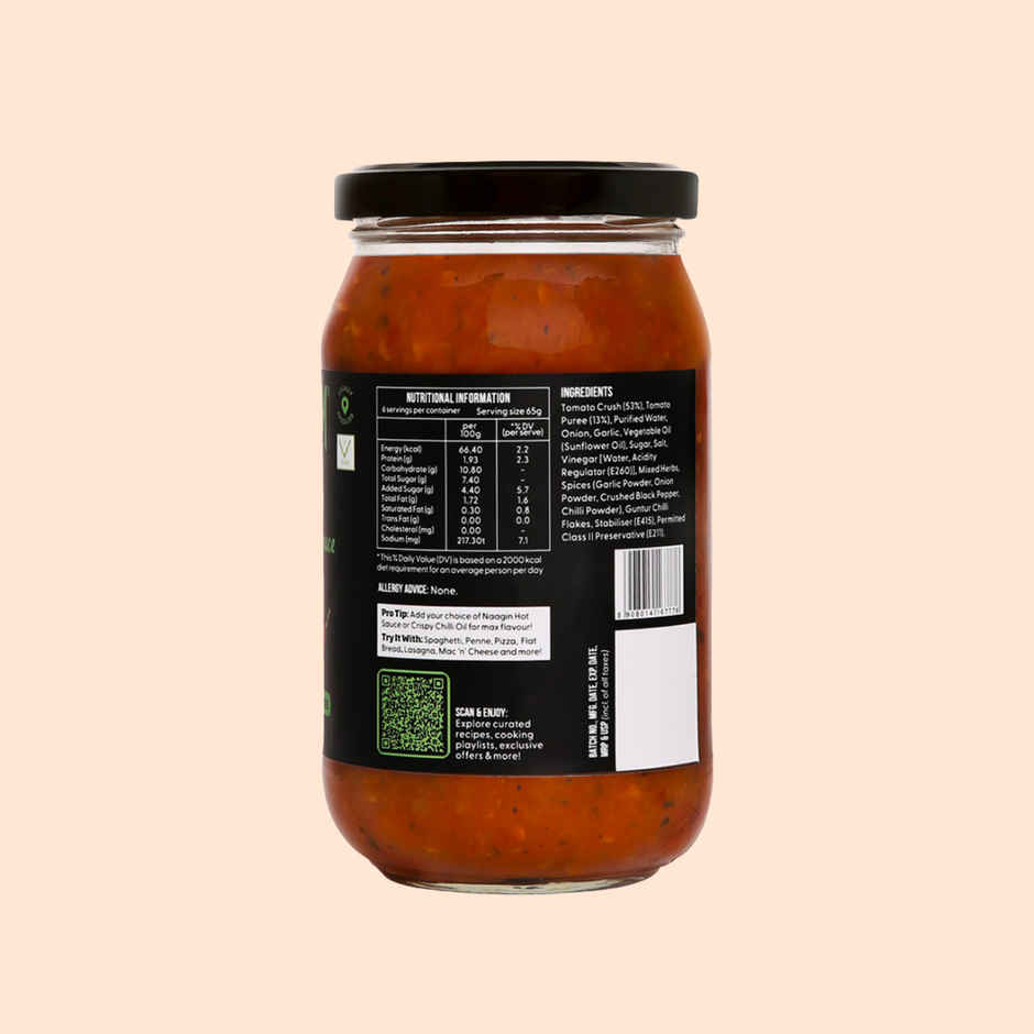 Naagin Pizza & Pasta Sauce | Indo-Italian Sauce, Premium Tomatoes
