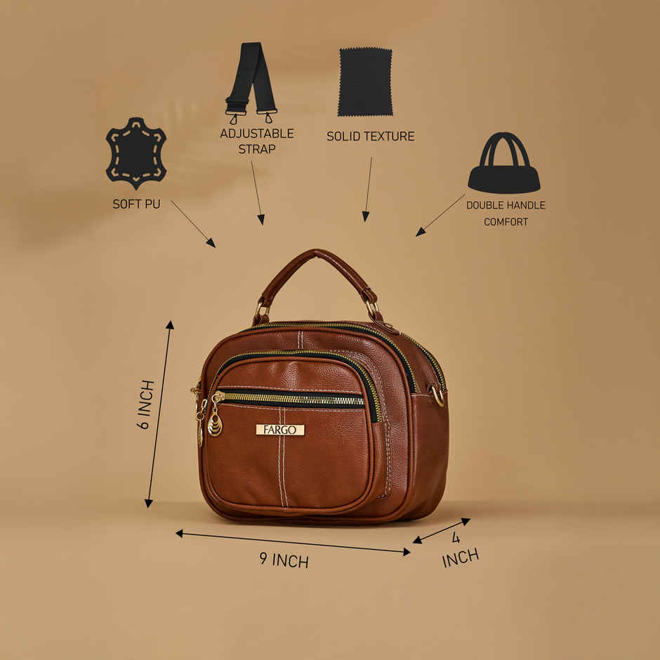 Fargo Women's Fancy Sling Bag | Brown
