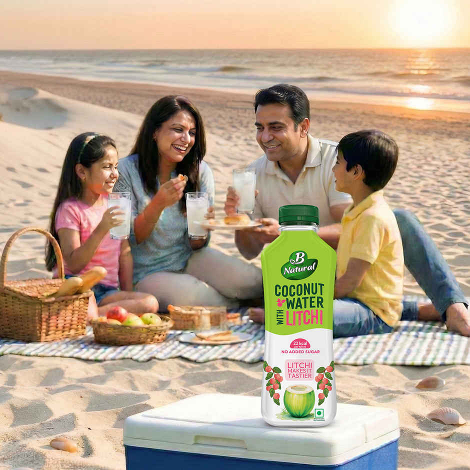 B Natural Coconut Water with Litchi