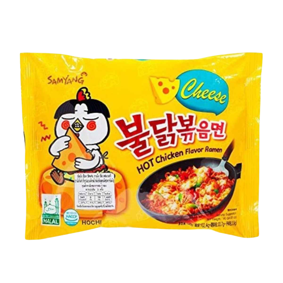 Korean Samyang Cheese Flavour Hot Chicken Noodles Non Veg