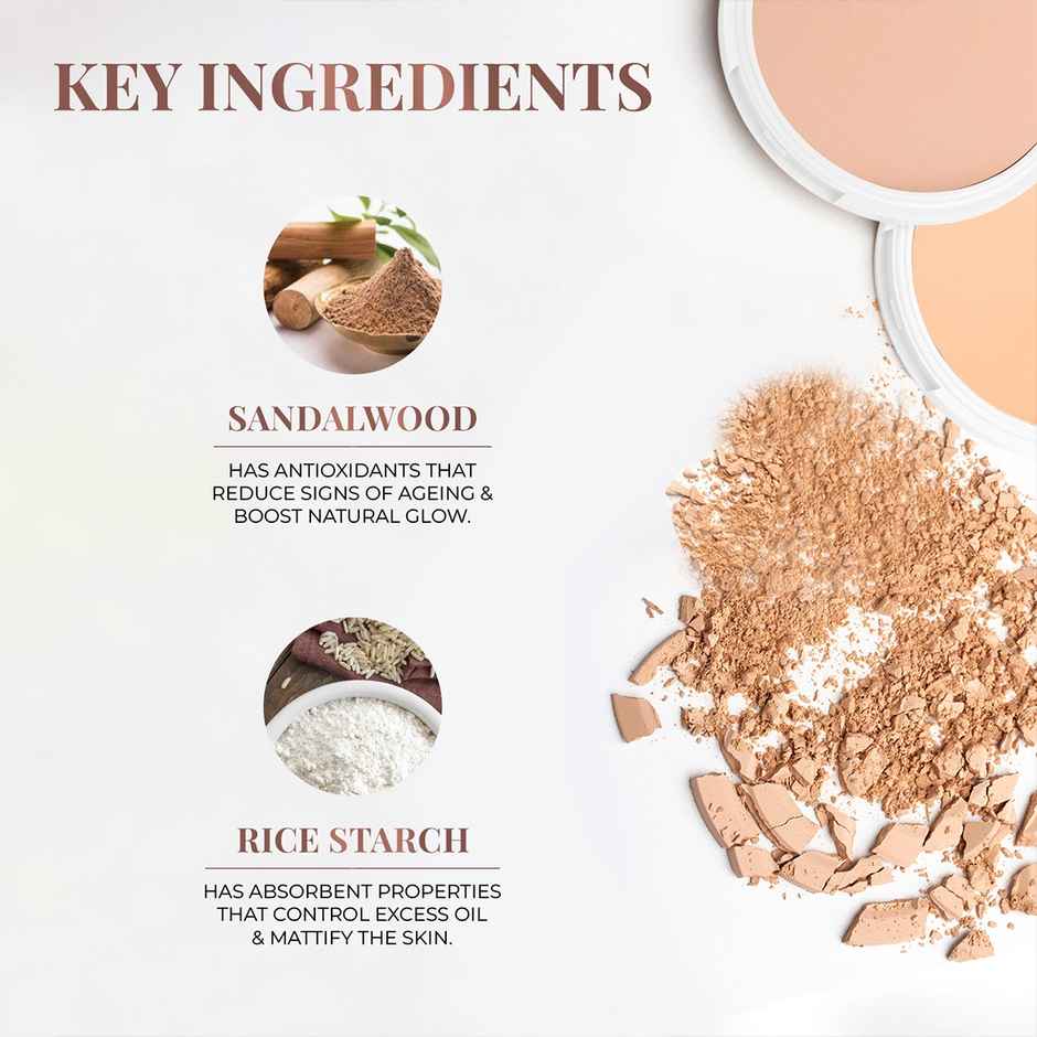 Just Herbs Compact Powder | Ivory | Mattifies The Skin