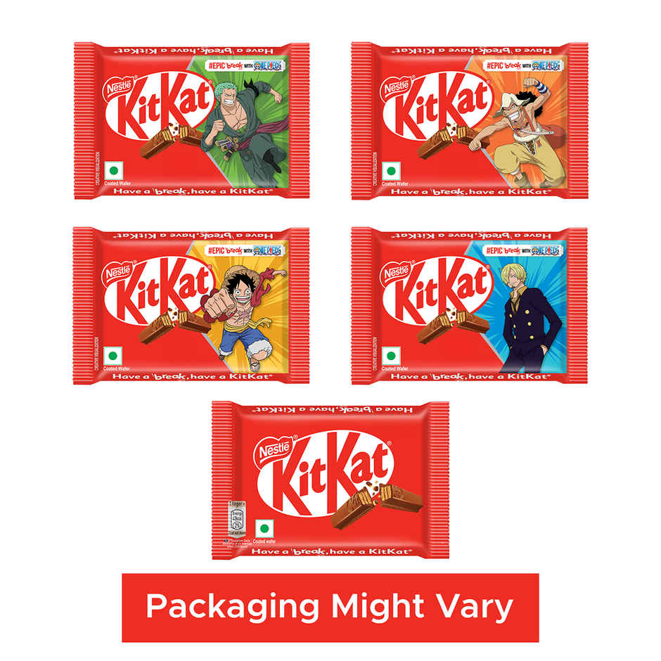 Nestle Kitkat 4 Fingers Choco Coated Wafer Chocolate Bar