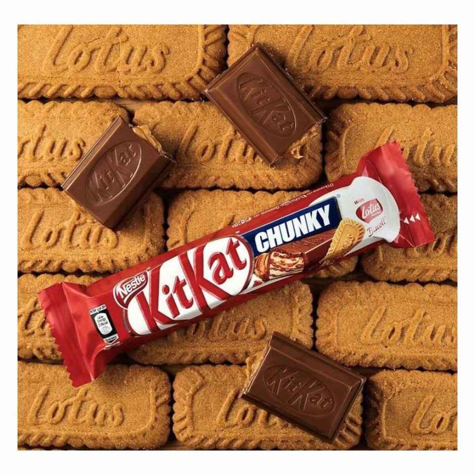Nestle Kitkat Chunky Lotus Biscoff Chocolate Bar