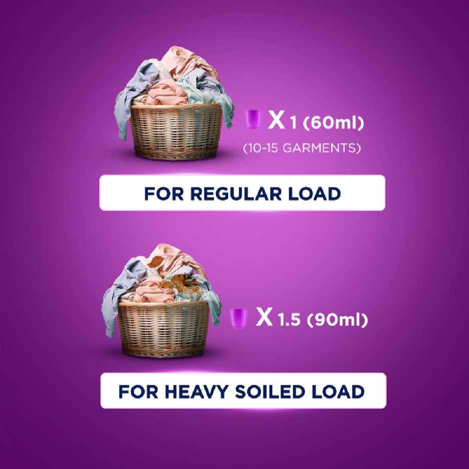 Surf Excel Matic Front Load Detergent Liquid | Pouch (5L) & Comfort Perfume Deluxe Mystique (1.8L) Combo