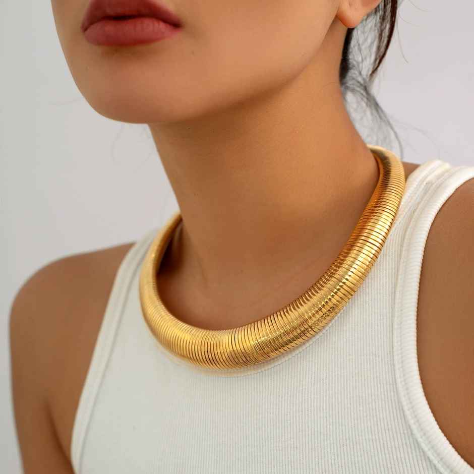 Just Lil Things Artificial Gold Necklace | jltn0747