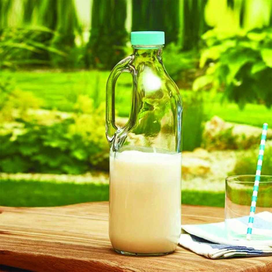 Pasabahce Basic | Bottle | 1400 ml | Light Turquoise Lid