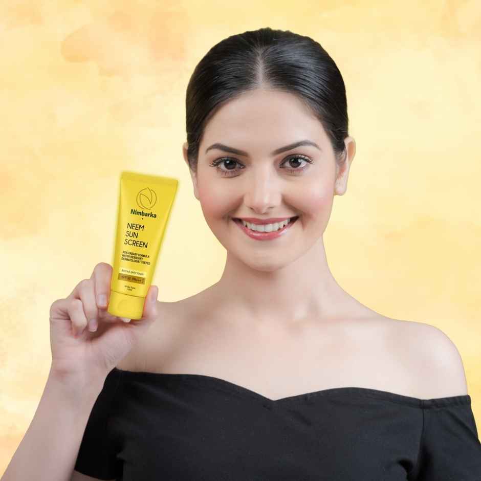 Nimbarka Neem Sunscreen SPF 30 PA+++Broad Spectrum Uv Protection Non-Greasy & Lightweight Formula-4
