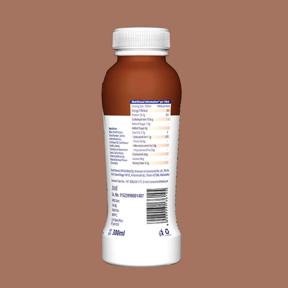 Maiva Pro Chocolate 20g Plant Protein 20 Multivitamin Shake