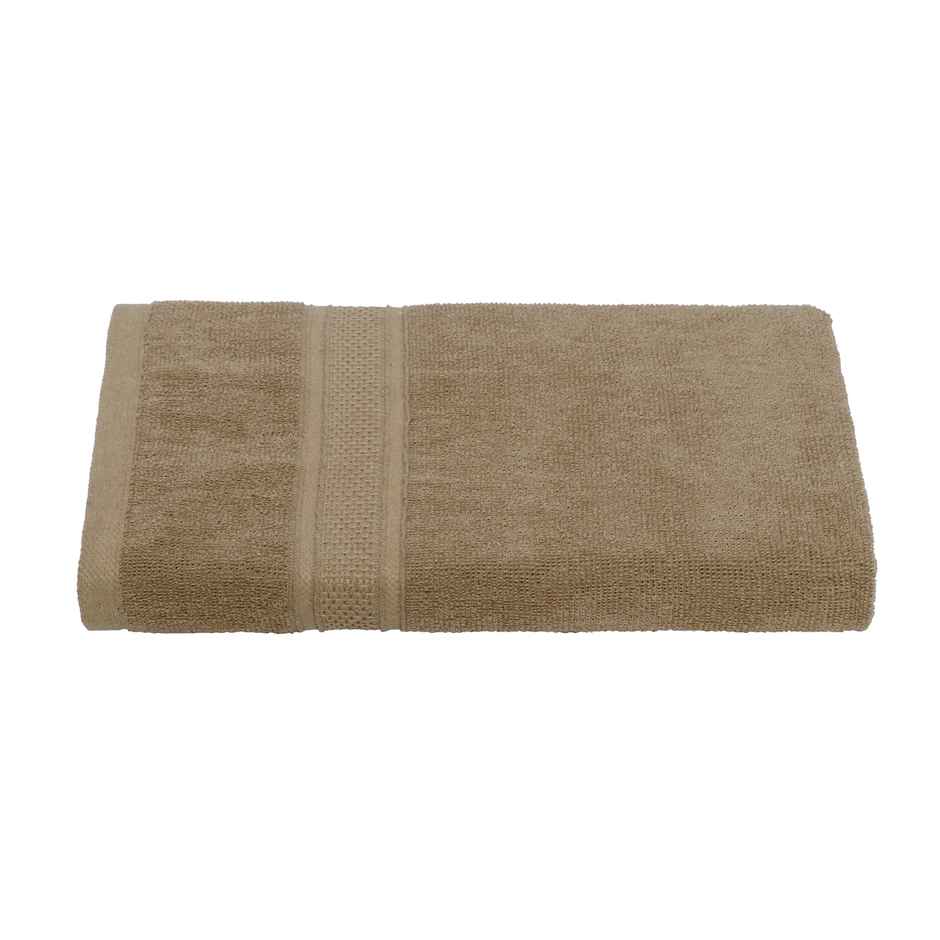Dream Living Cotton Rich Bath Towel | 400 GSM | Ultra | Absorbent | Quick Dry I 27 x 55 in Beige