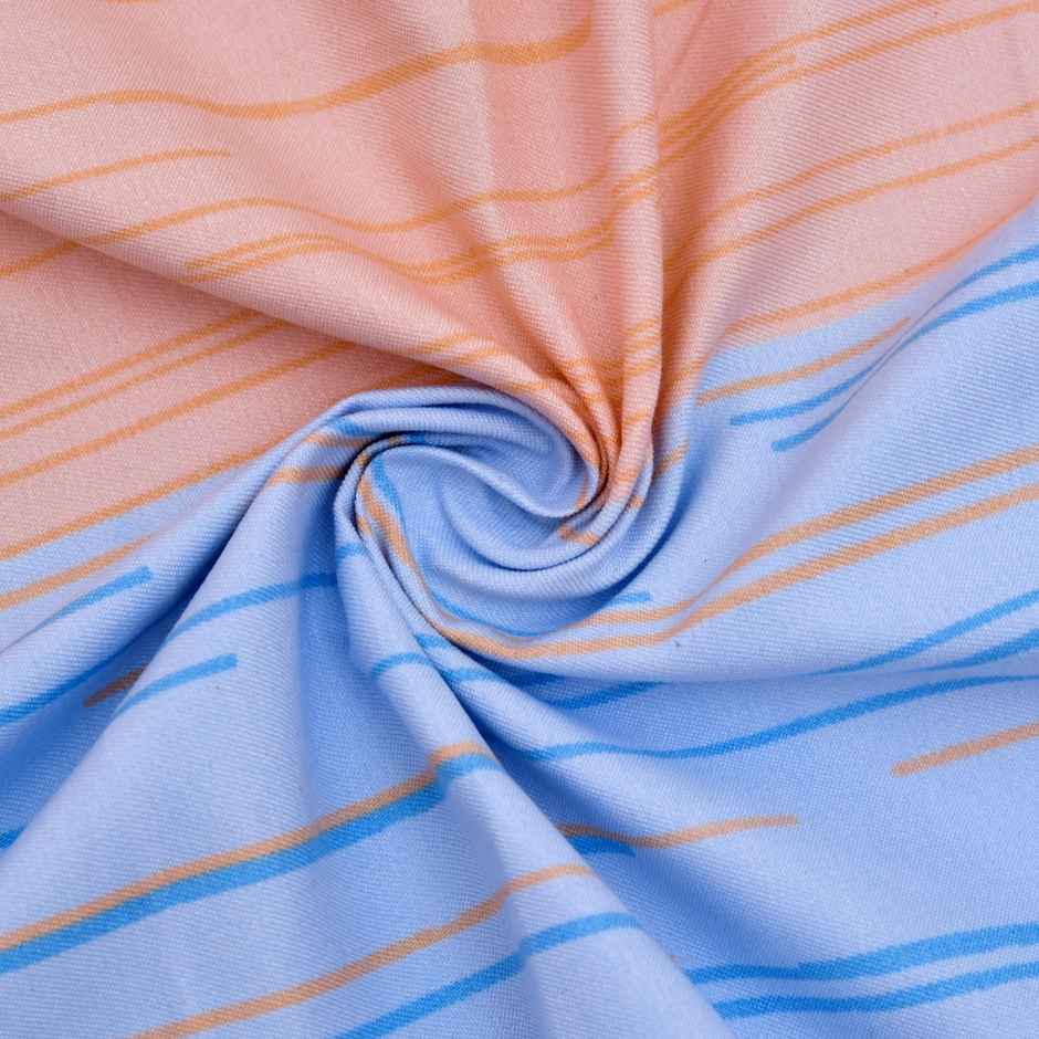 BAY6 Polyester Window Curtains - Set of 2 - (5x4 ft) - Blue