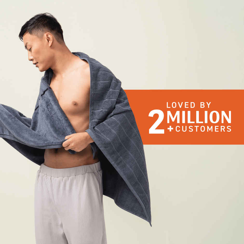 DaMENSCH Better Basic Premium Cotton Bath Towel | Grey