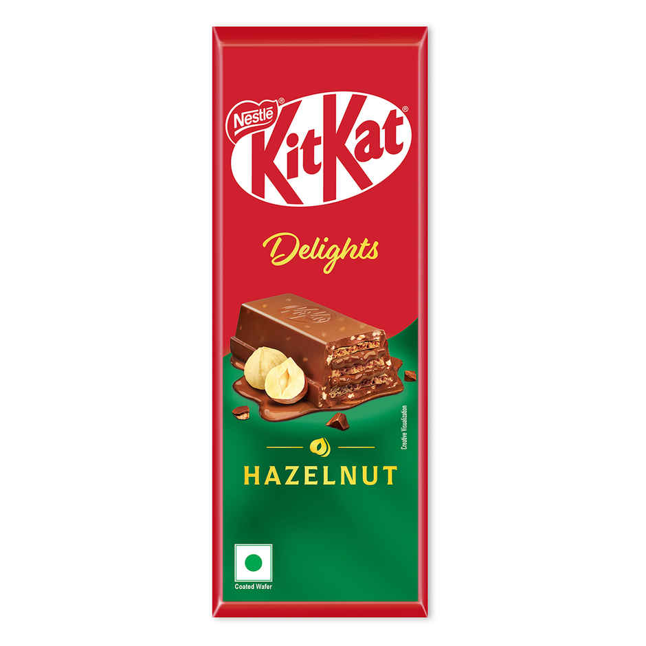 Kitkat Delights Hazelnut Choco Coated Wafer Bar