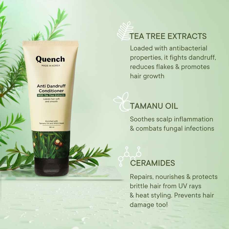 Quench Anti Dandruff Hair Conditioner With Tea Tree Extracts (Made In Korea)