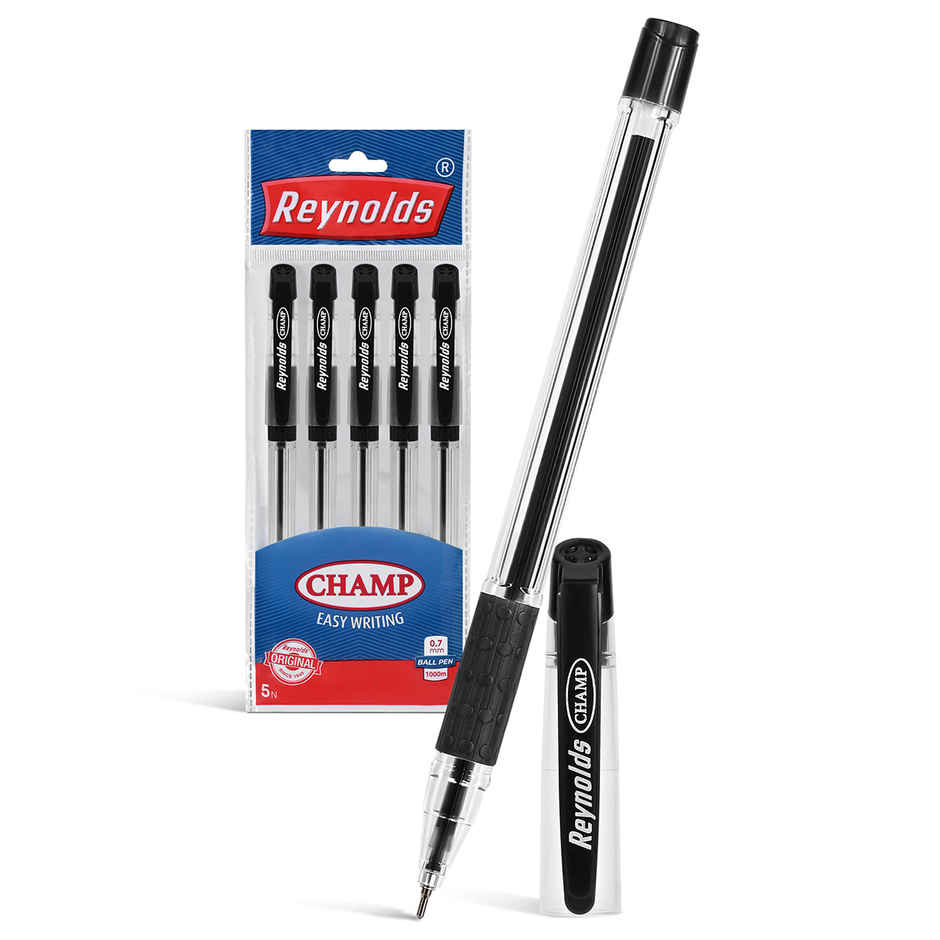 Reynolds Champ Ball Pen Set 5ct Black