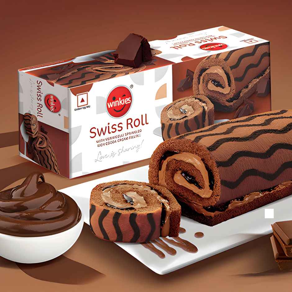 Winkies Swiss Roll Chocolate | Soft & Tasty