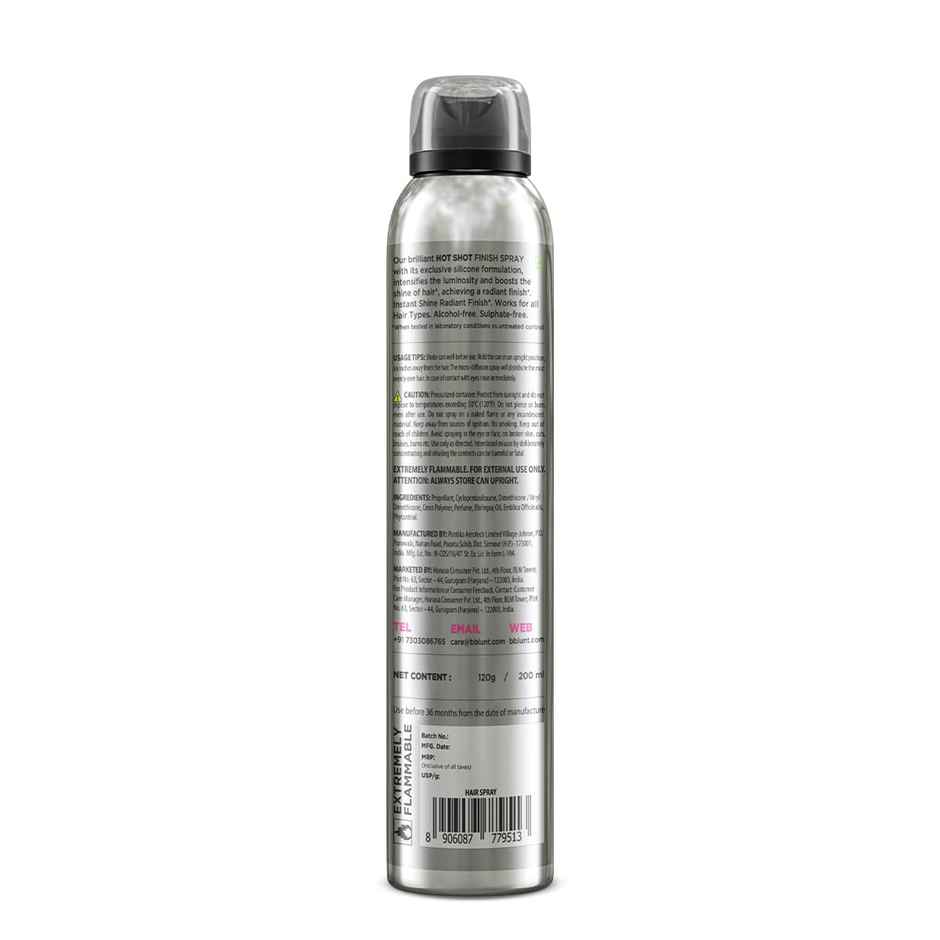 Bblunt Hotshot Finish Spray Delivers Radiant Salon-like Hair