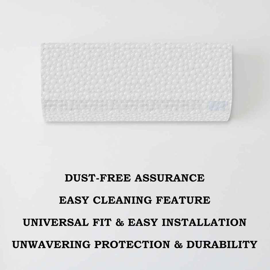 Kuber Industries AC Cover | PVC Stone Design AC Cover | AC Cover for Indoor